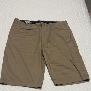 Volcom Men's Brown Flat Front Shorts